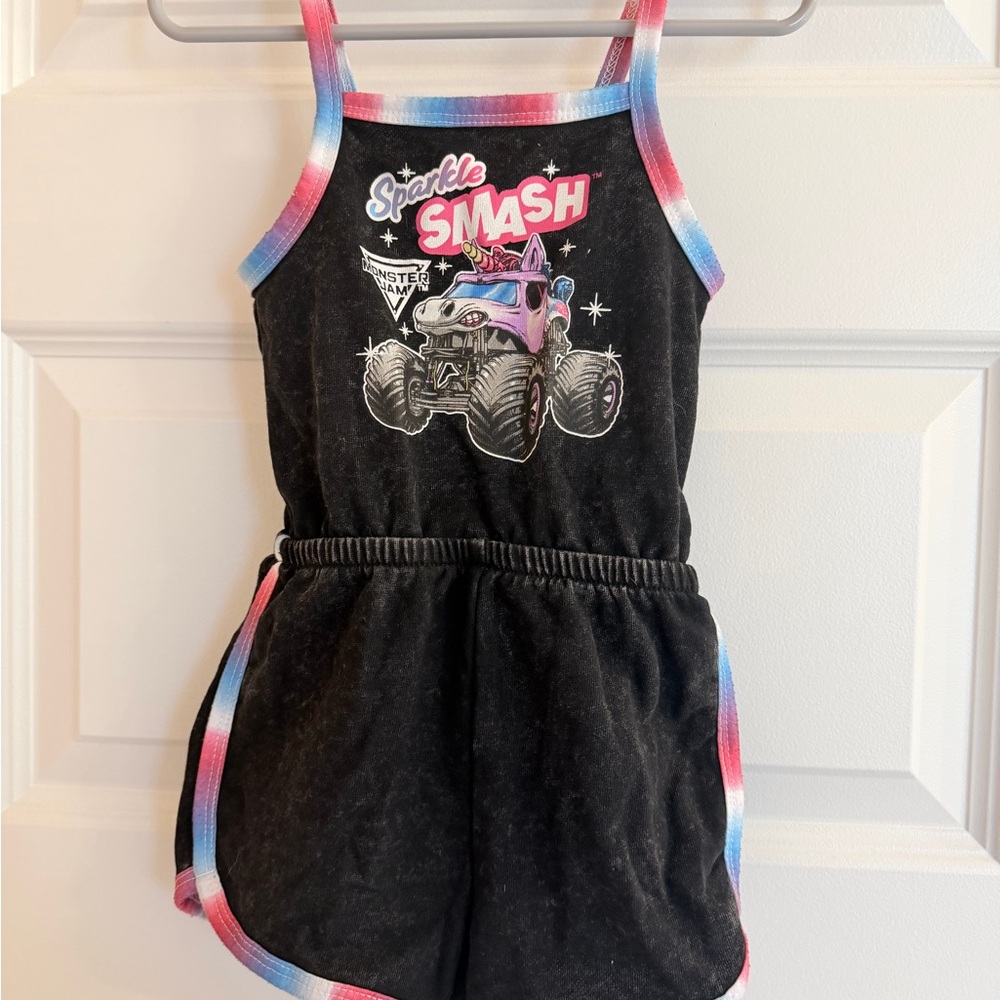 Monster Jam Sparkle Smash Romper